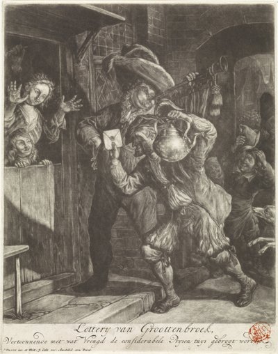 Loterie de Grootebroek, 1694 - Cornelis Dusart
