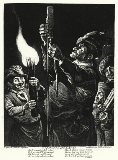 Le public exprimant sa joie à la capture de Namur par Guillaume III d