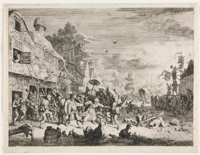 Fête de village - Cornelis Dusart