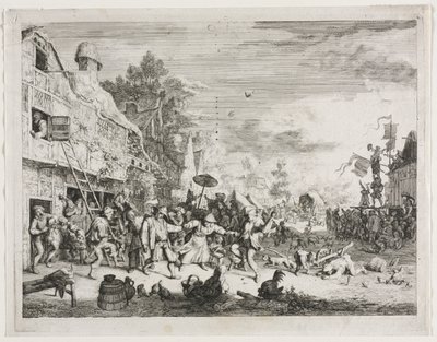 Fête de village - Cornelis Dusart