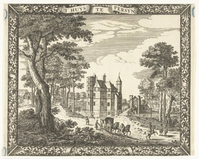 Vue du château Persijn à Wassenaar T