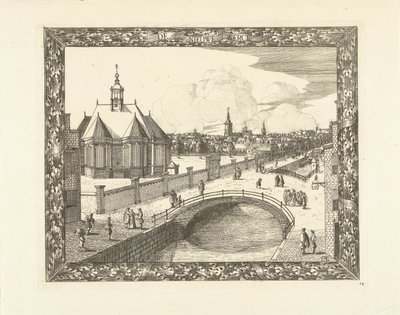 Vue de la Nouvelle Église à La Haye - Cornelis Elandts
