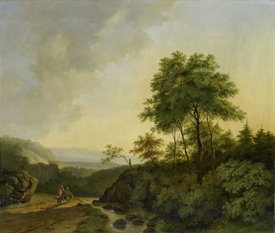 Vue dans les montagnes du Harz - Cornelis François Roos