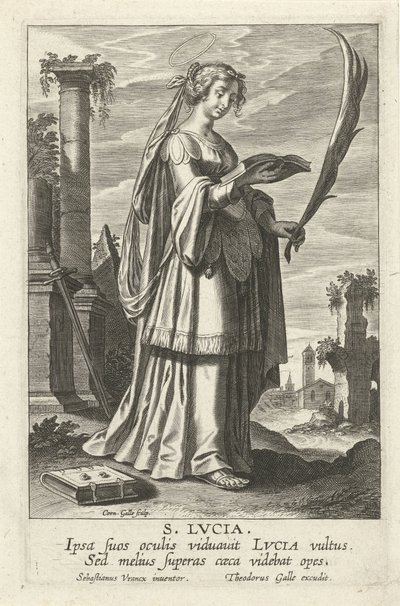 H. Lucia - Cornelis Galle (I)