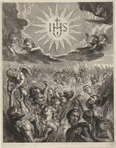 Personnes au purgatoire - Cornelis Galle (I)