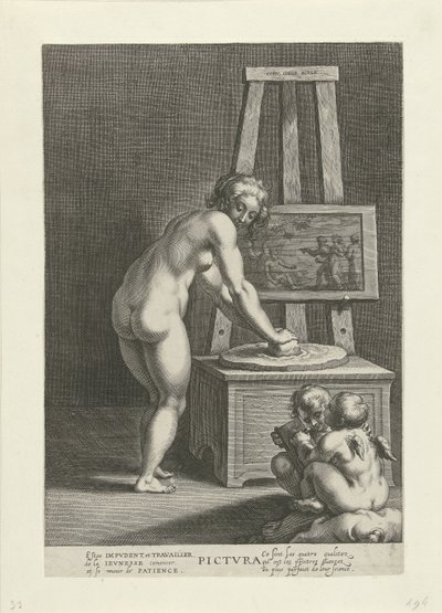 Pictura (la Peinture) - Cornelis Galle (I)