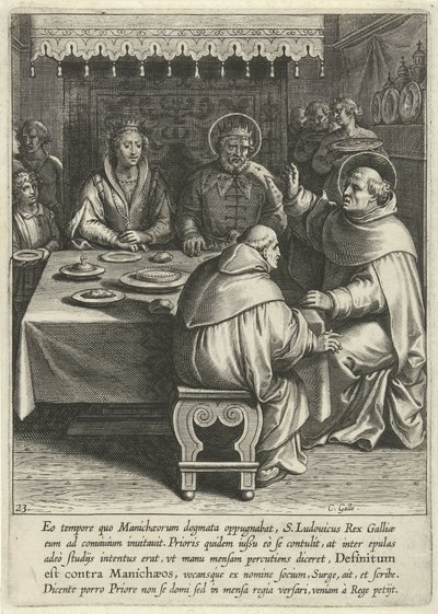 Thomas à la cour du roi Louis de France (La vie de saint Thomas d