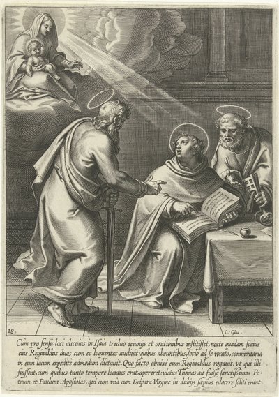 Thomas enseigné par Pierre et Paul (La vie de saint Thomas d