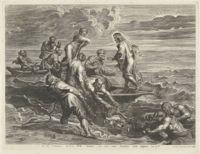 La pêche miraculeuse - Cornelis Galle (I)