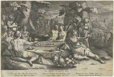 Vie pécheresse aux jours de Noé - Cornelis Galle (I)