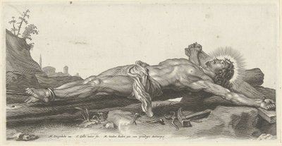 Christ crucifié au sol - Cornelis Galle (II)