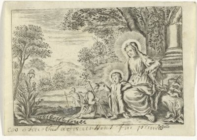 Sainte Famille avec Jean-Baptiste - Cornelis Galle (II)
