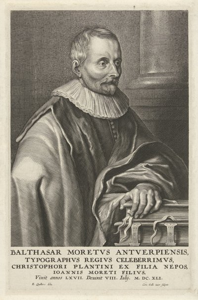 Portrait de Balthasar Moretus - Cornelis Galle (II)