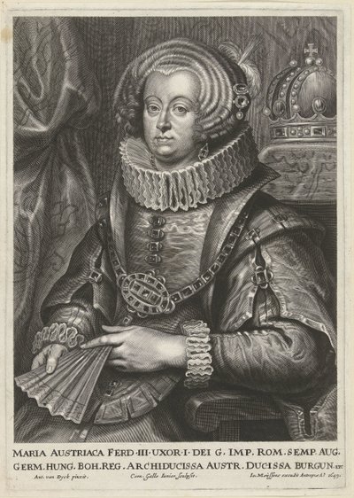 Portrait de Maria Anna d