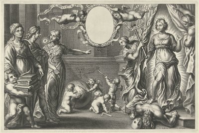 La Raison et la Philosophie montrent la Vérité à un jeune homme - Cornelis Galle (II)