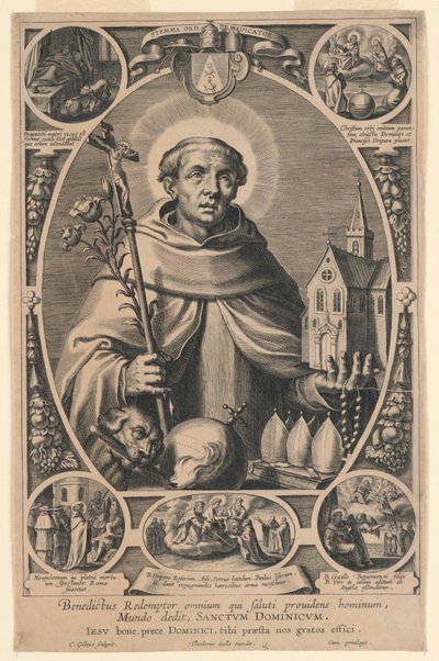 Saint Dominique - Cornelis Galle I