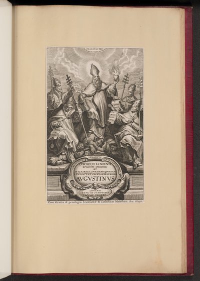 Page de titre pour Cornelii Iansenii ... Avgvstinvs - Cornelis Galle I after Sir Peter Paul Rubens