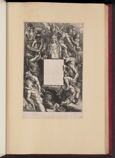 Page de titre pour Hubert Goltzius, Romanae et Graecae Antiqvitatis Monvmenta (Opera Omnia, I) - Cornelis Galle I after Sir Peter Paul Rubens