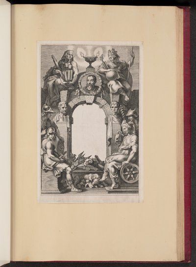 Page de titre pour Justus Lipsius, Opera Omnia, I - Cornelis Galle I after Sir Peter Paul Rubens