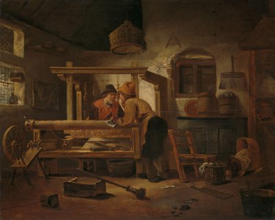 Atelier de tisserand - Cornelis Gerritsz Decker