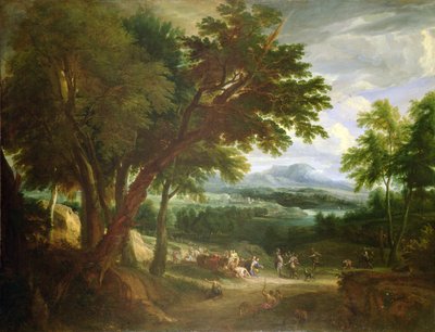 David et Abigail - Cornelis Huysmans