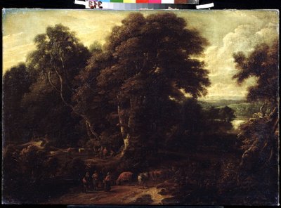 Paysage des Flandres avec troupeau de vaches - Cornelis Huysmans