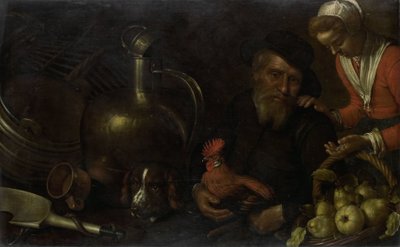 Le vendeur de volaille - Cornelis Jacobsz. Delff