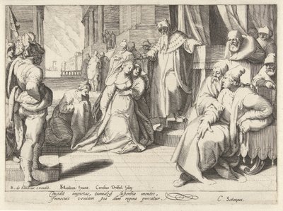 Esther devant Assuérus - Cornelis Jacobsz. Drebbel