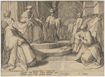 Jugement de Salomon - Cornelis Jacobsz. Drebbel