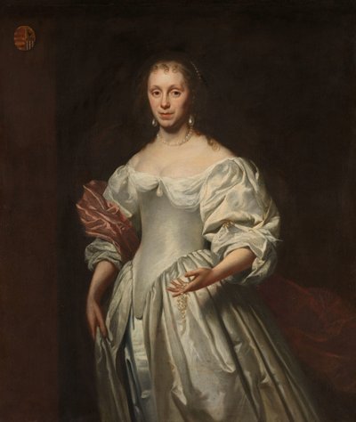 Portrait de Cornelia Craen van Haeften - Cornelis Janssens van Ceulen (II) (attributed to)