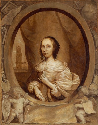 Anna Maria van Schurman - Cornelis Janssens van Ceulen