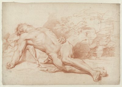 Nu masculin couché - Cornelis Joseph d