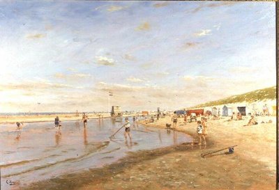 Patauger à marée basse - Cornelis Koppenol