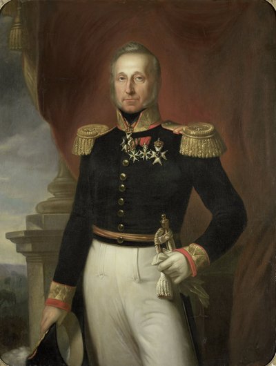 Portrait de Dominique Jacques de Eerens, Gouverneur général des Indes orientales néerlandaises - Cornelis Kruseman (copy after)