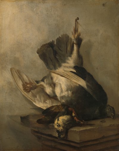 Nature morte avec pic et bécasses - Cornelis Lelienbergh