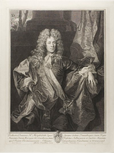 Portrait de Henning Meyercron - Cornelis Martinus Vermeulen