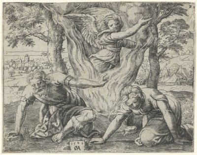 Offrande de Manoach - Cornelis Massijs