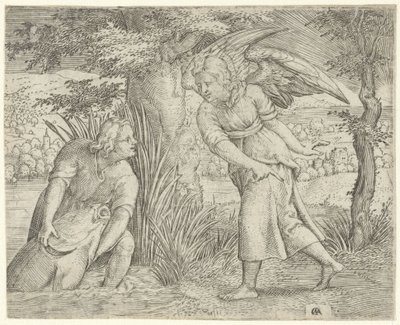 Tobie et le poisson (Histoire de Tobie) - Cornelis Massijs