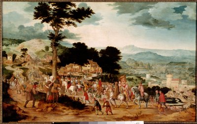 Le chemin du Calvaire - Cornelis Massys