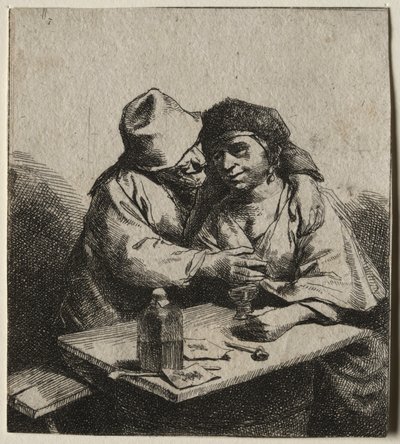 Le Couple amoureux - Cornelis Pietersz Bega