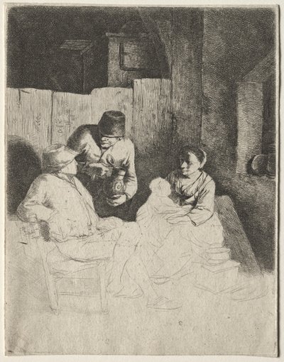 La Mère assise dans une auberge - Cornelis Pietersz Bega