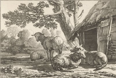 Bergerie - Cornelis Ploos van Amstel (signed by artist)
