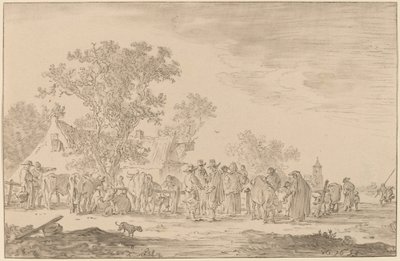 Marché aux bestiaux, 1767 - Cornelis Ploos van Amstel