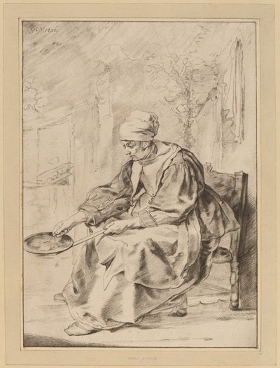 Femme aux Crêpes - Cornelis Ploos van Amstel