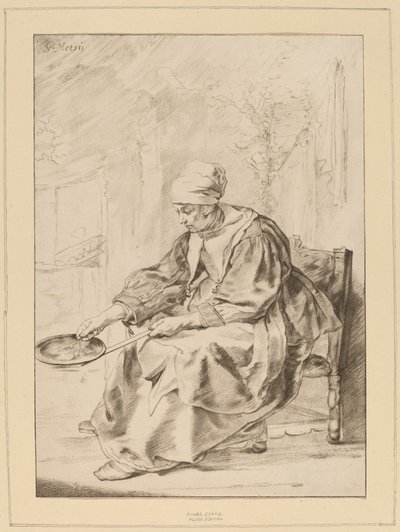 La femme aux crêpes - Cornelis Ploos van Amstel