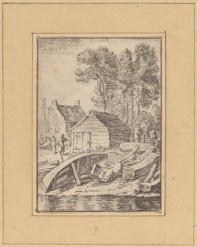 Chantier naval, 1761, publié en 1765 - Cornelis Ploos van Amstel