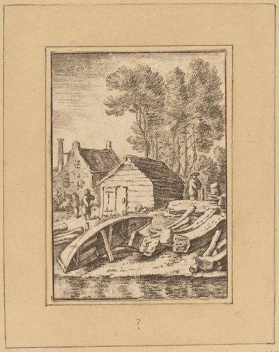 Chantier Naval, 1761, publié 1765 - Cornelis Ploos van Amstel