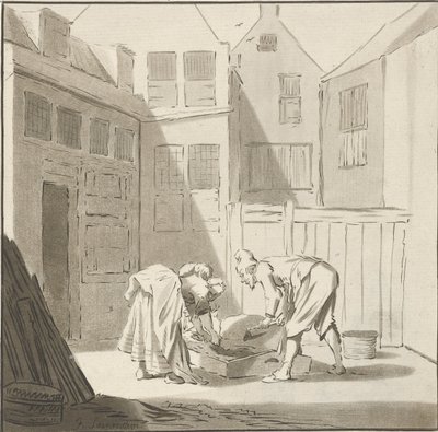 Abattage de porc - Cornelis Ploos van Amstel