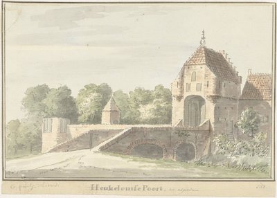 La porte de Heukelom à Asperen - Cornelis Pronk