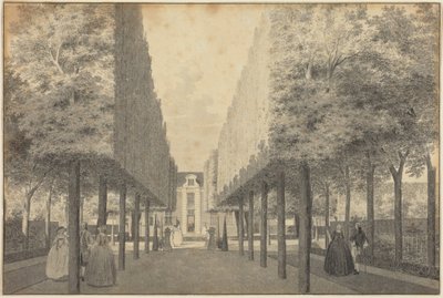 Dames et messieurs dans un jardin hollandais - Cornelis Pronk